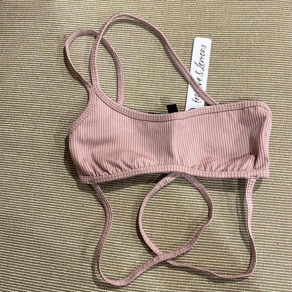 New with tags! For Love and Lemons Ribbed Chloe sports bra - Picture 2 of 5